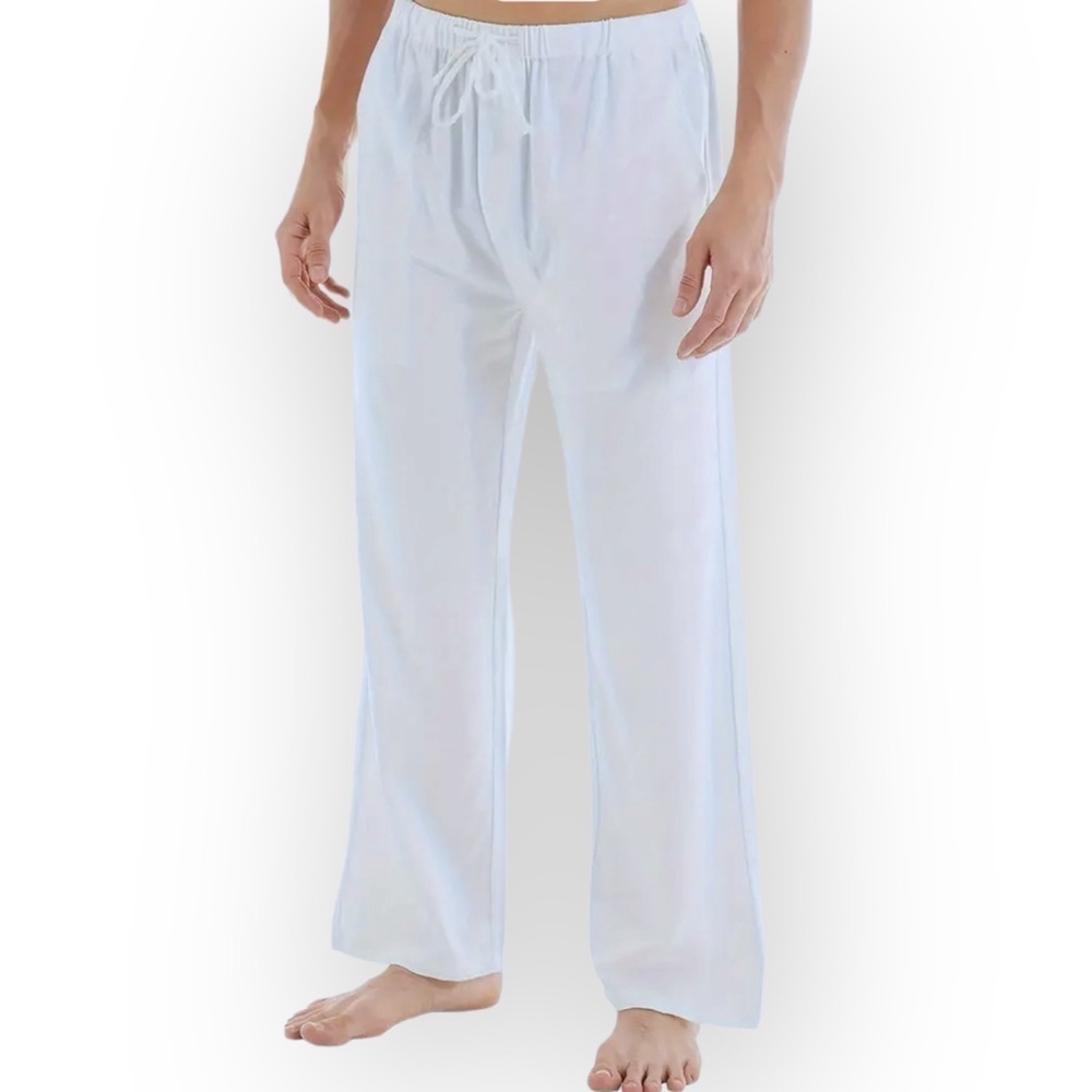 Perry Ellis Summer Lounge Pants White